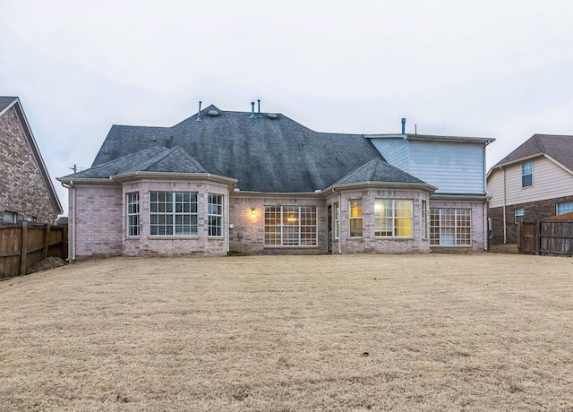 view of rear view of property