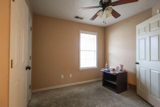 office with ceiling fan