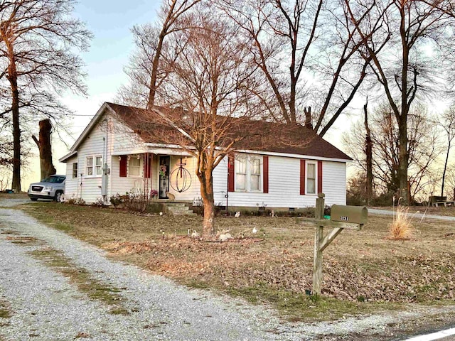 view of front of house