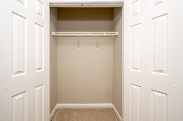 view of closet