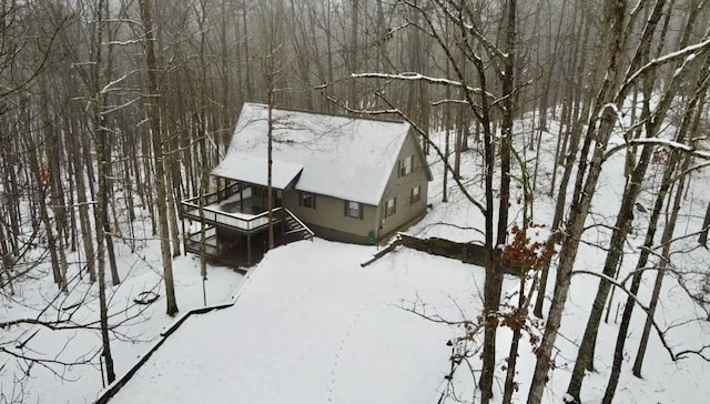 160 Dolores Cv, Counce, TN 38326 - view of snowy aerial view