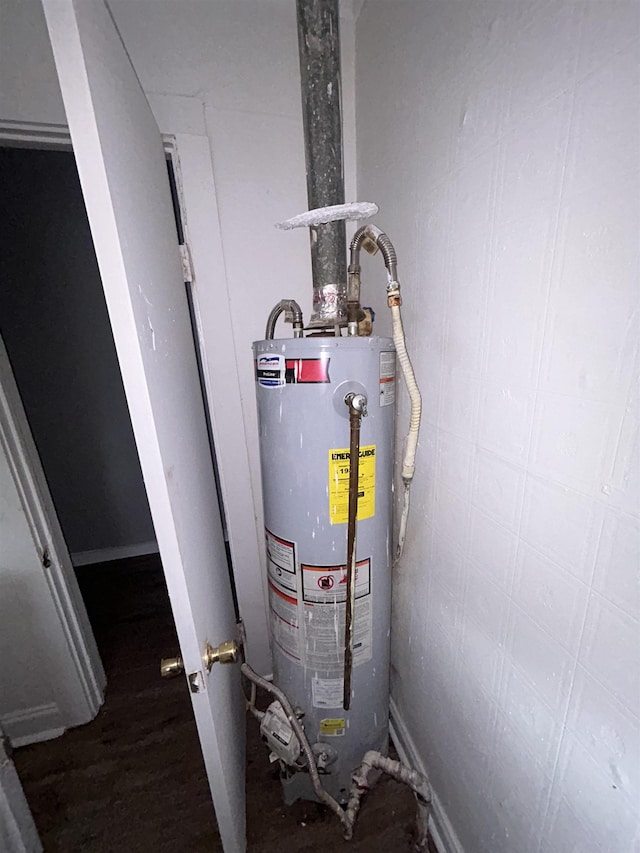 utilities featuring water heater