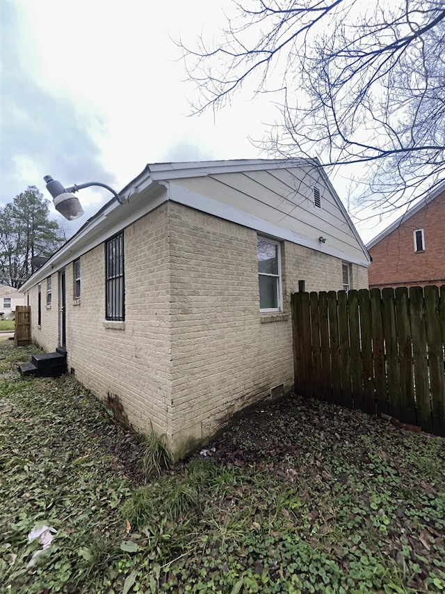 view of home's exterior