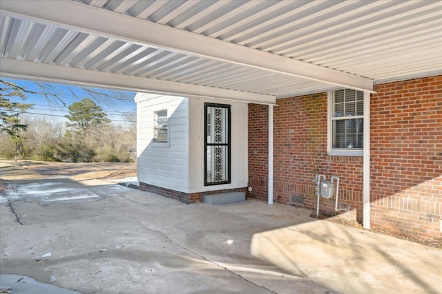 view of entrance to property