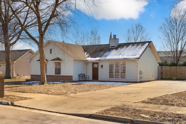 view of ranch-style home