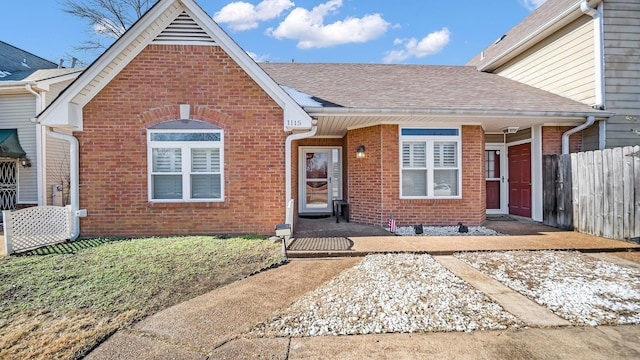 view of front of property