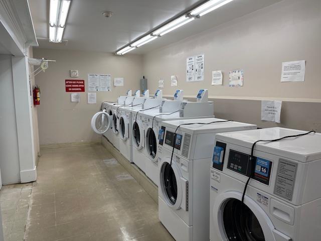 washroom featuring separate washer and dryer