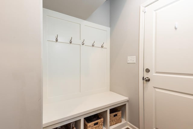 view of mudroom