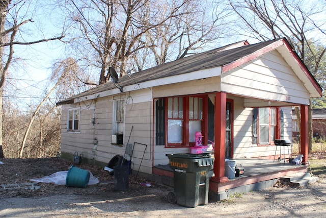 view of property exterior