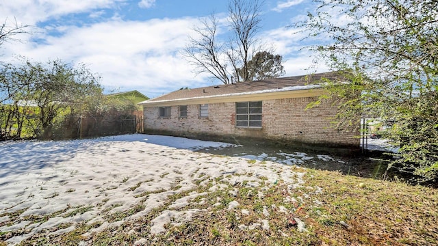 view of rear view of property