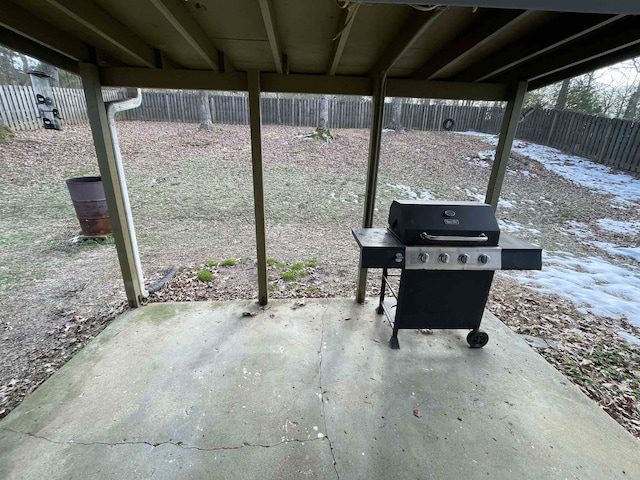 view of patio / terrace with grilling area