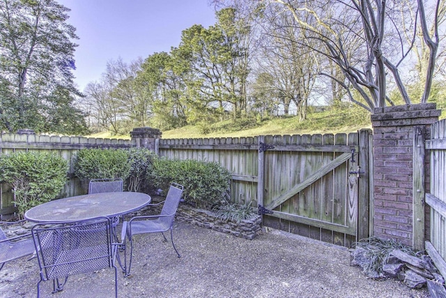 view of patio