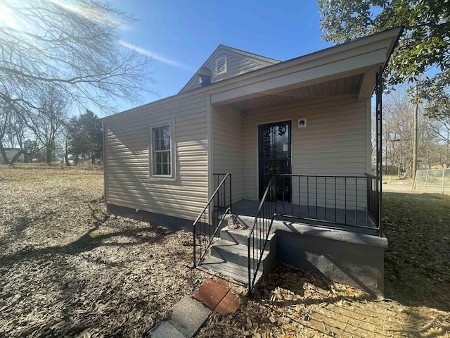 view of front of home