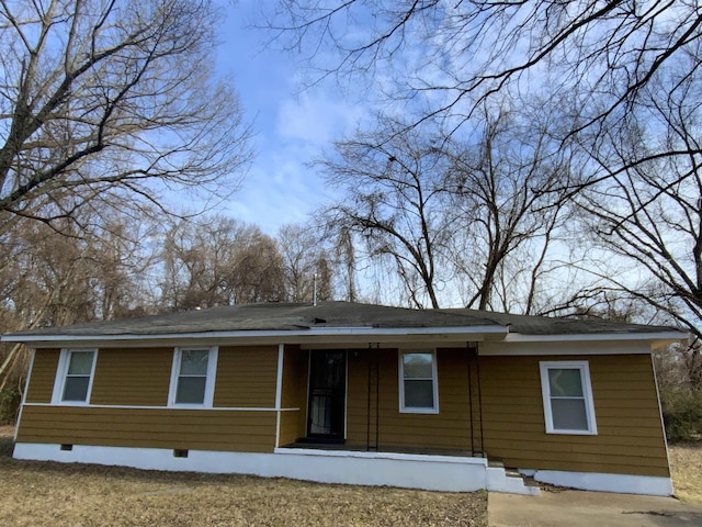 view of front of home