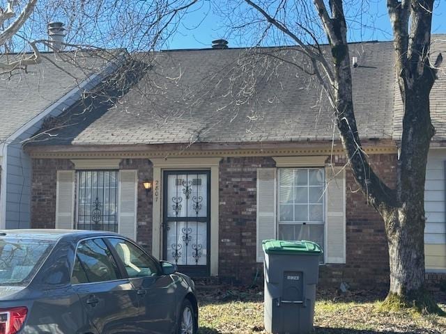 view of front of home