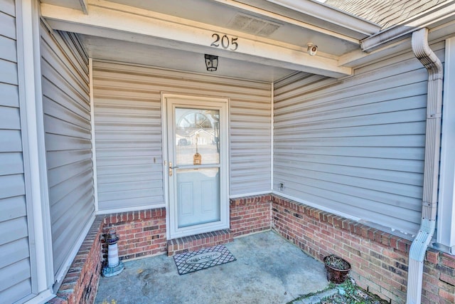 view of entrance to property