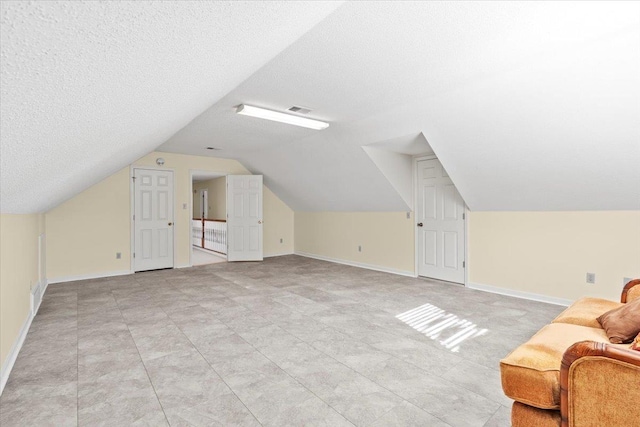 bonus room with lofted ceiling