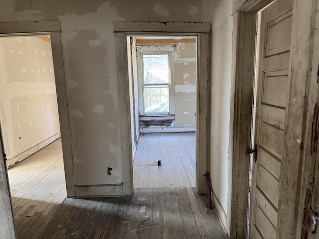 miscellaneous room with dark hardwood / wood-style flooring