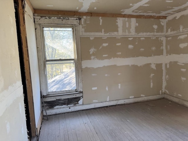 misc room featuring wood-type flooring