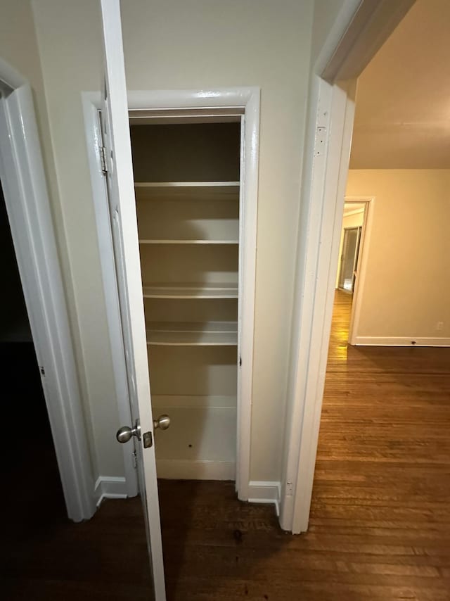 view of closet