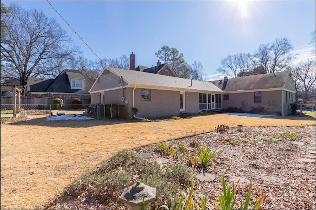 view of back of property