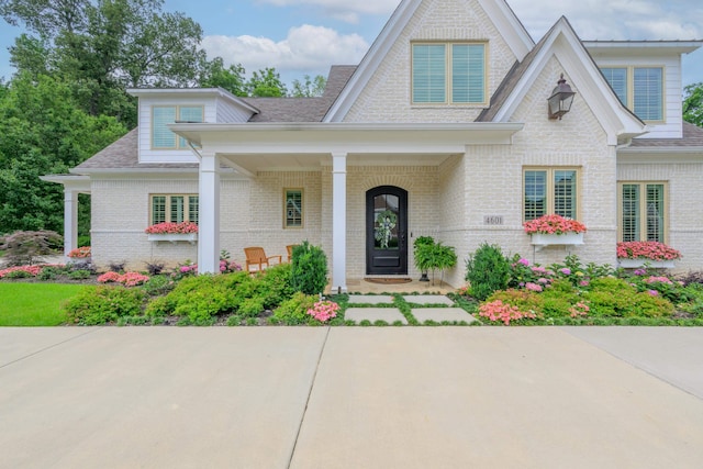 view of front of home featuring a porch