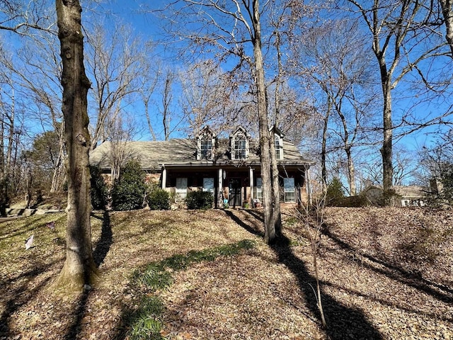 view of front of property