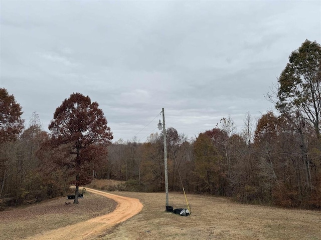 view of road