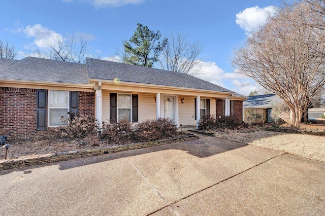 view of ranch-style house