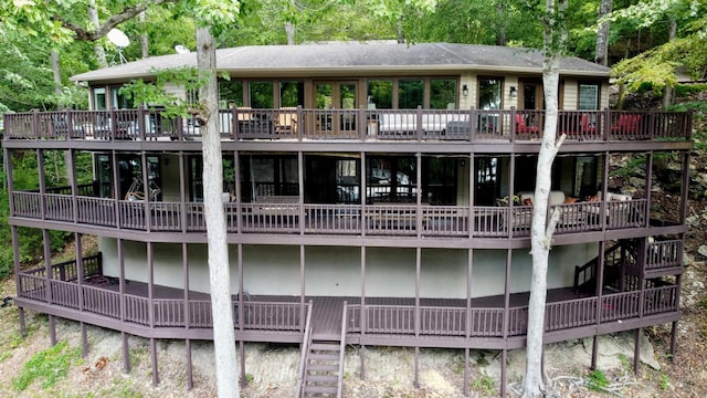 view of rear view of house