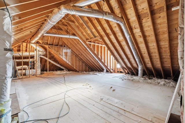 view of attic