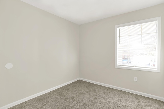 empty room with carpet floors and plenty of natural light