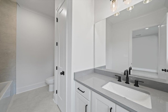 9170 Old Green Ln, Germantown, TN 38138 - full bathroom featuring vanity and toilet