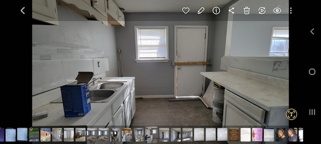 kitchen featuring sink