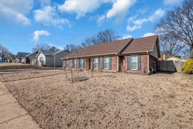 view of ranch-style house