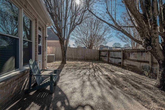 view of yard with a patio