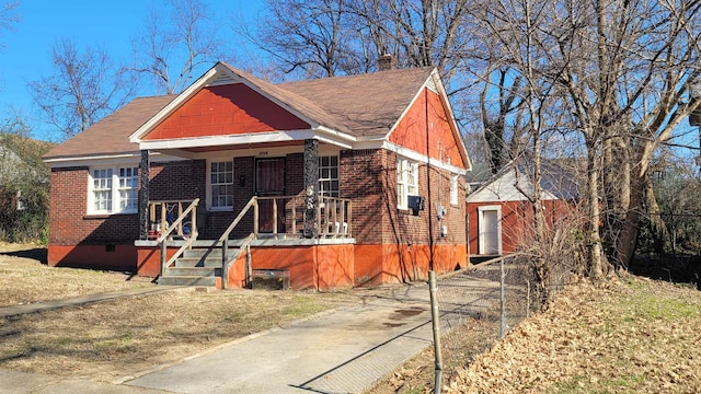 view of front of property