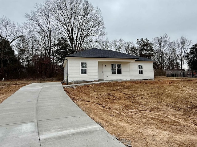 view of front of home