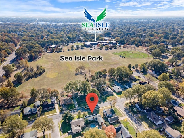 bird's eye view featuring a residential view