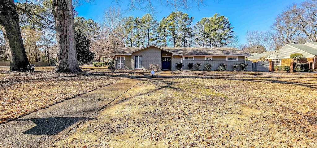 view of rear view of property