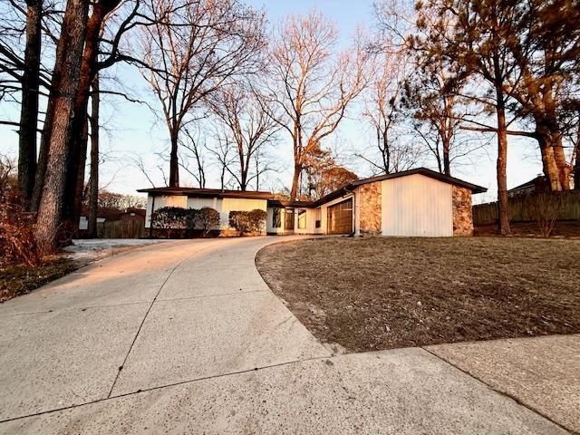 view of ranch-style home