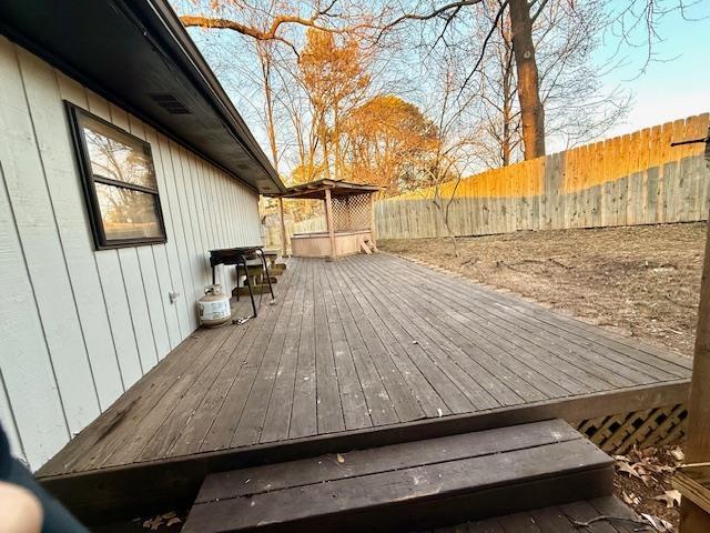 view of deck