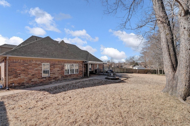 view of property exterior featuring a patio