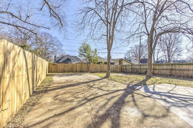 view of yard with a patio