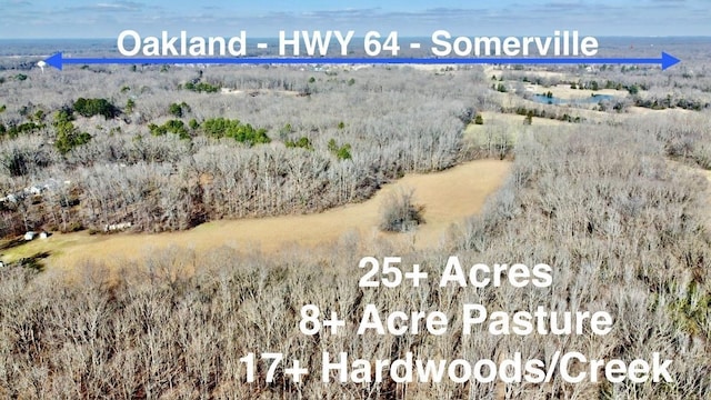 25ACRES Dogwood Rd, Somerville TN, 38068 land for sale