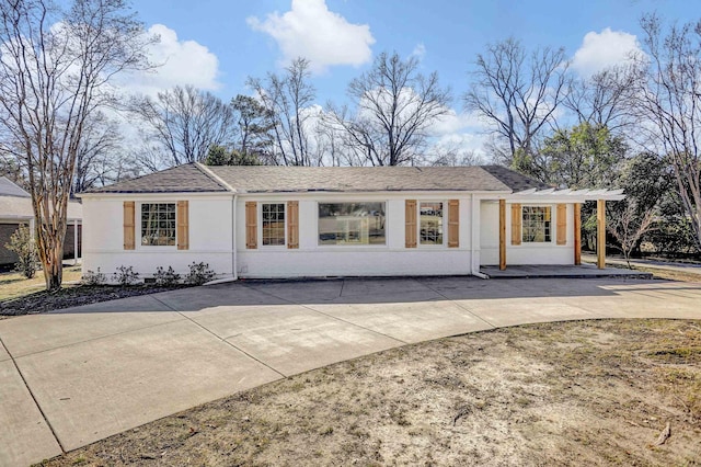 view of ranch-style house