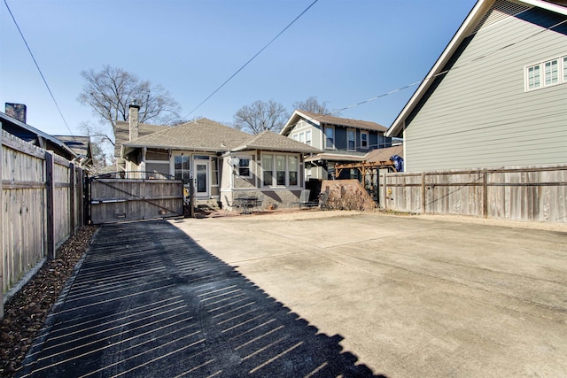 view of rear view of house