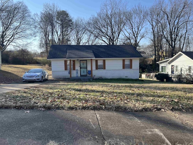 view of ranch-style house