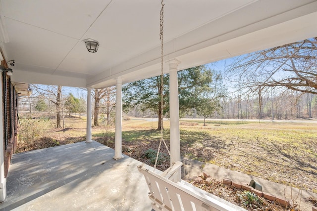 exterior space with a patio