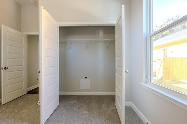 view of closet